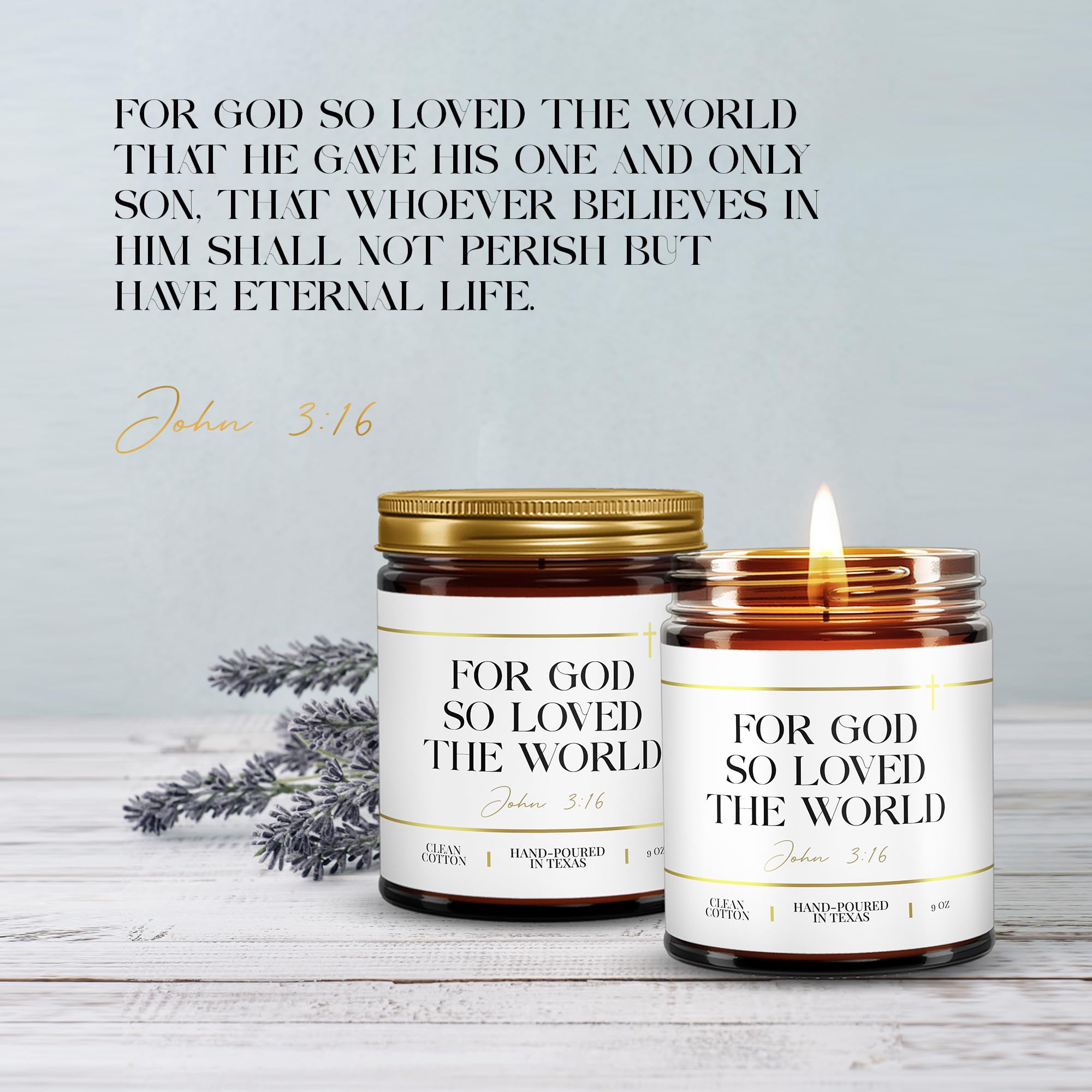 John 3:16 Candle