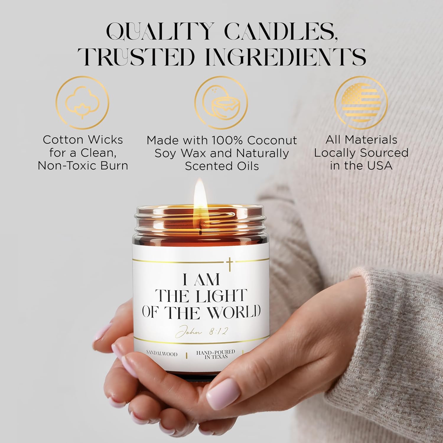 Faithwick: John 8:12 Candle – Light of the World