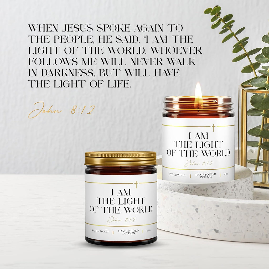 Faithwick: John 8:12 Candle – Light of the World